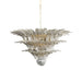Beautifully Murano Palmette Transparent Chandelier-DWHOME
