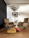Beautifully Murano Palmette Transparent Chandelier-DWHOME