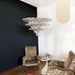 Beautifully Murano Palmette Transparent Chandelier-DWHOME