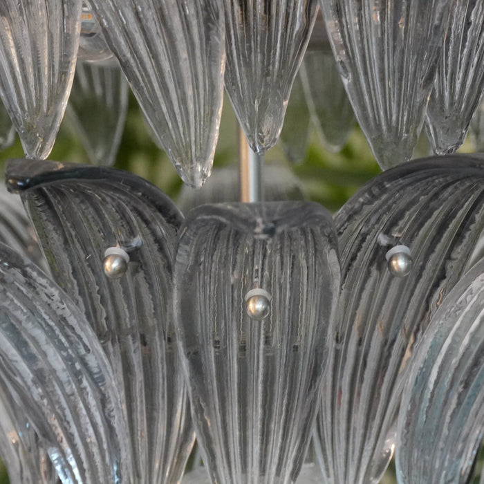 Beautifully Murano Palmette Smoked Chandelier-DWHOME
