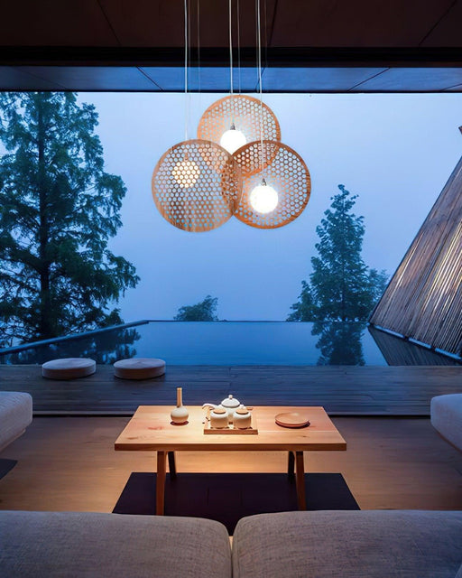 Bee Plate Chandelier-DWHOME