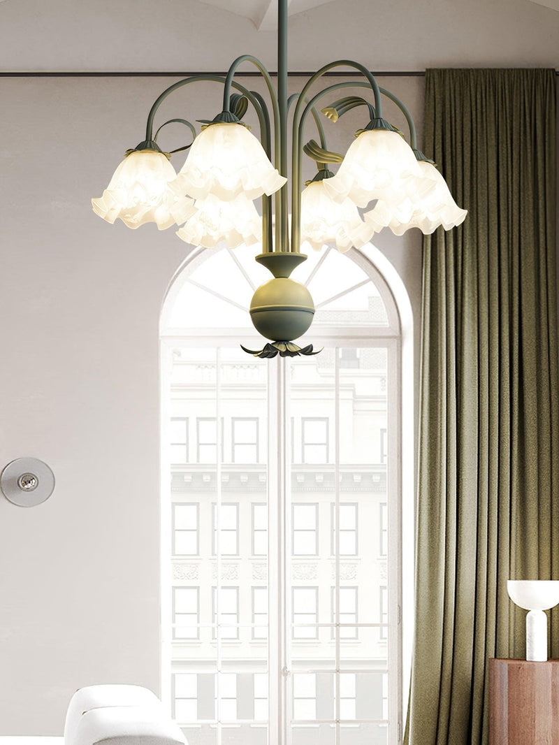 Bell Orchid Chandelier-DWHOME