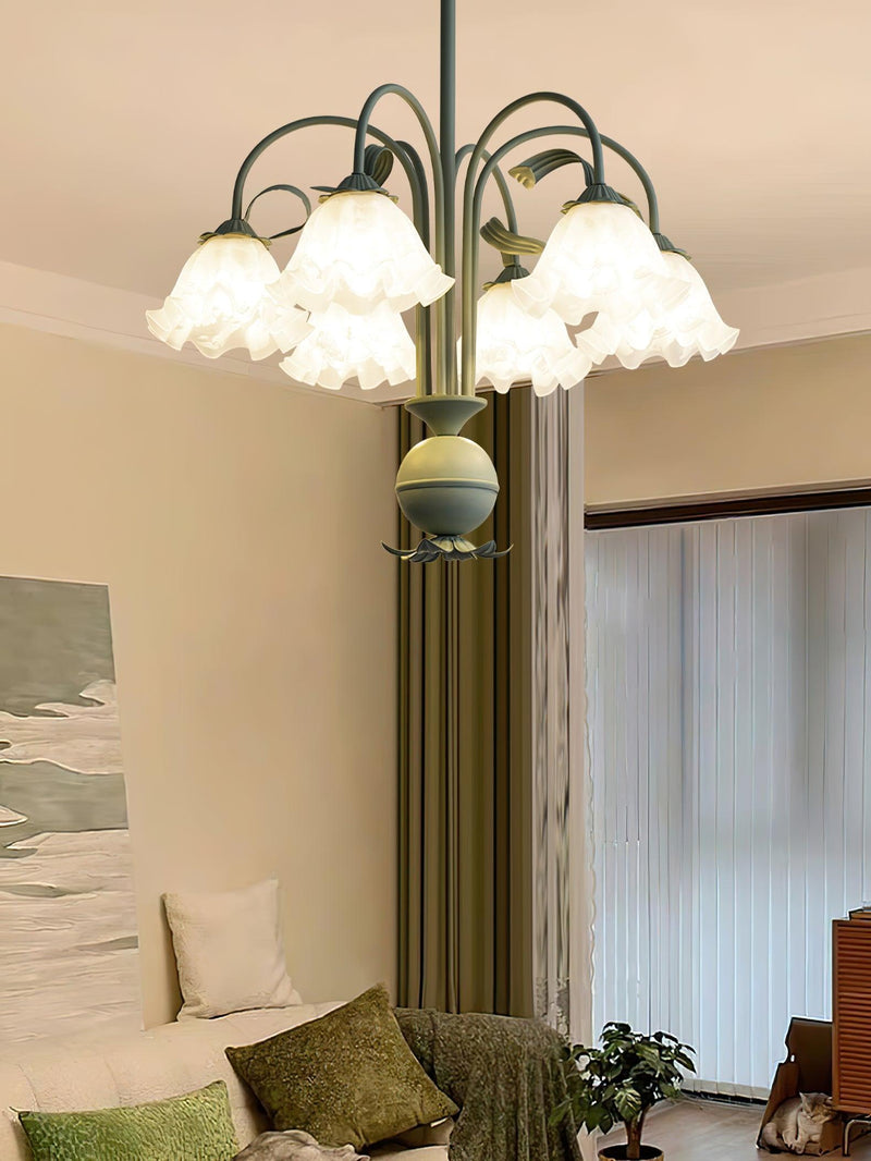 Bell Orchid Chandelier-DWHOME
