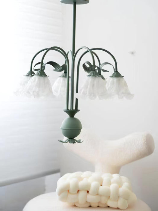 Bell Orchid Chandelier.