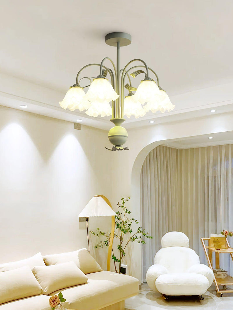 Bell Orchid Chandelier-DWHOME