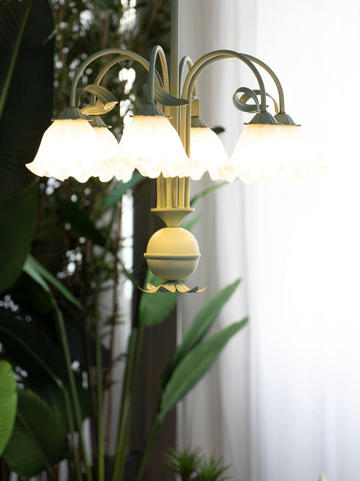 Bell Orchid Chandelier.