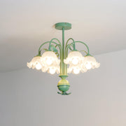 Bell Orchid Chandelier-DWHOME