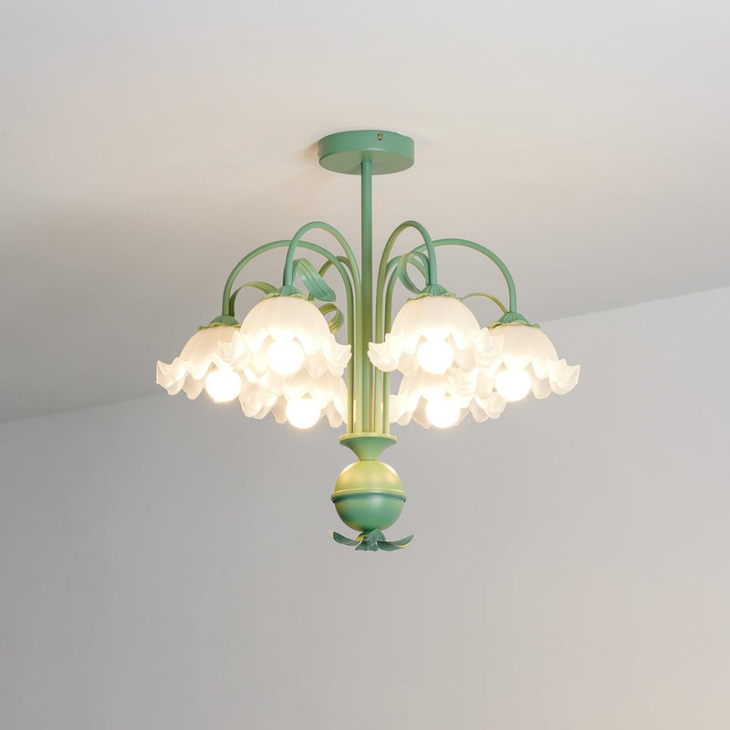 Bell Orchid Chandelier-DWHOME