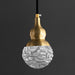 Bella Brass Pendant Light.