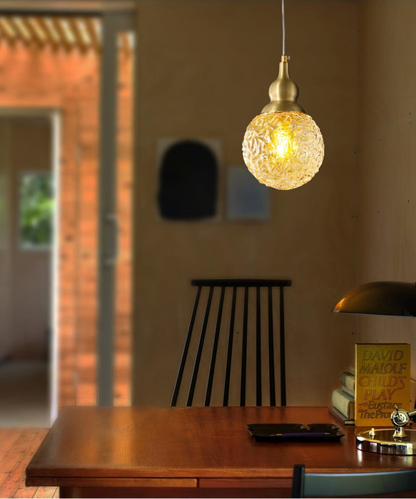 Bella Brass Pendant Light.