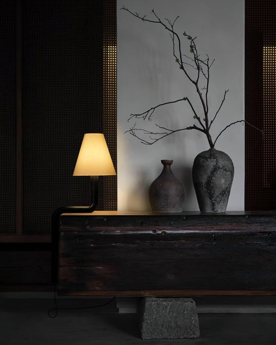 Bend Wood Table Lamp-DWHOME