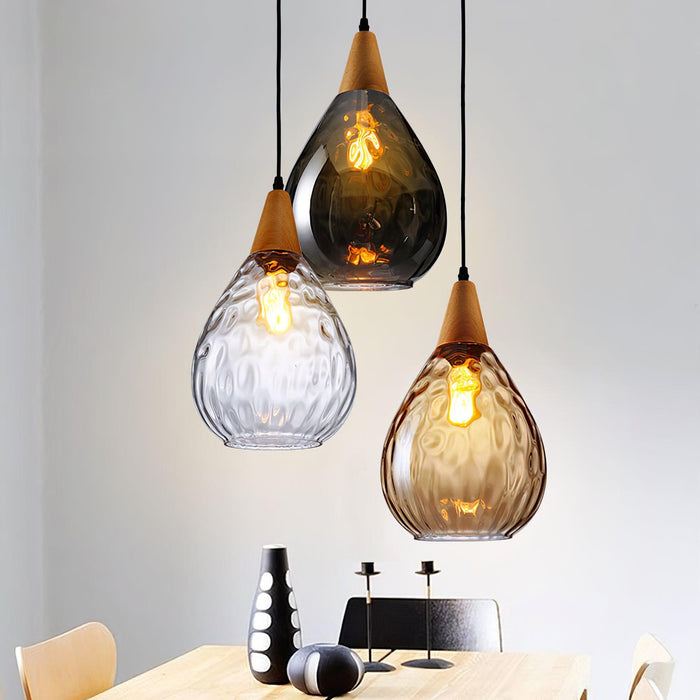 Besnier Glass Pendant Light.