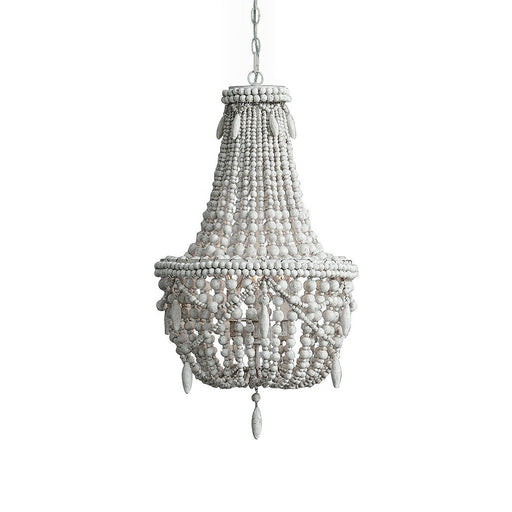 Betsey Wood Bead Chandelier-DWHOME
