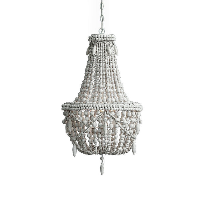 Betsey Wood Bead Chandelier-DWHOME