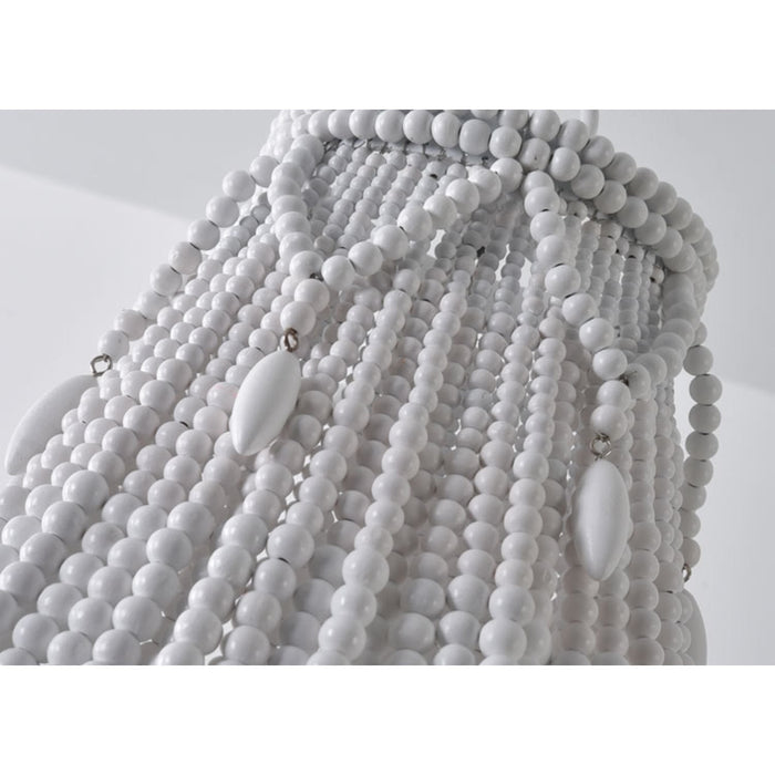 Betsey Wood Bead Chandelier-DWHOME