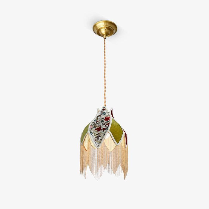 Bette Fringed Pendant Lamp-DWHOME