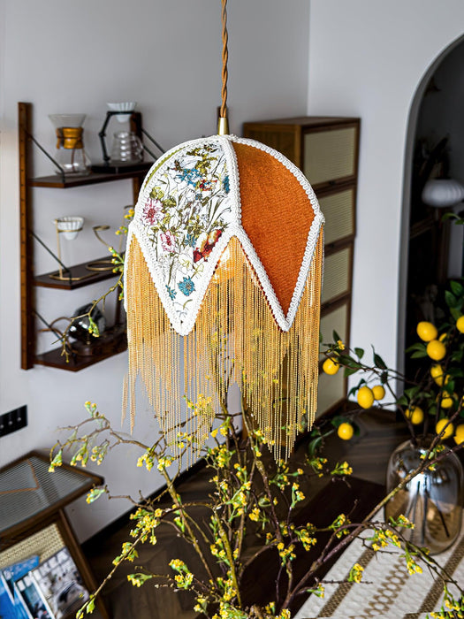 Bette Fringed Pendant Lamp-DWHOME