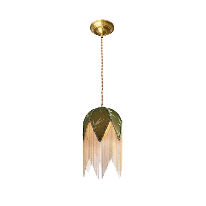 Bette Fringed Pendant Lamp.