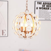 Bianca Floral Orb Chandelier-DWHOME