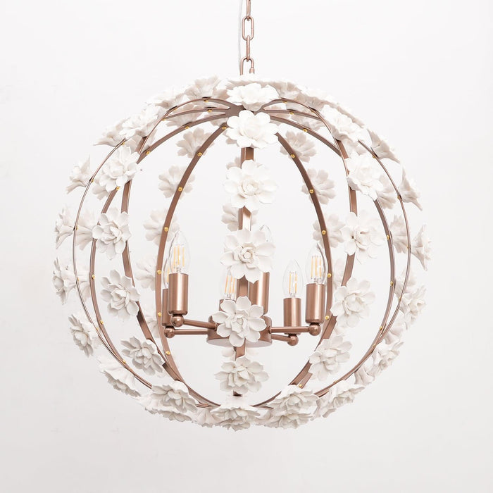 Bianca Floral Orb Chandelier - DWHOME