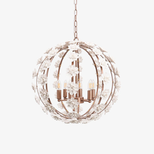 Bianca Floral Orb Chandelier - DWHOME