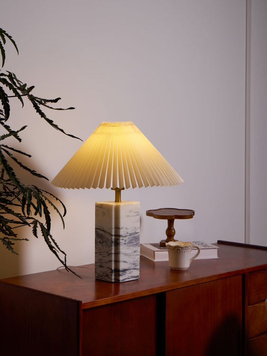 Bianca Marble Table Lamp-DWHOME
