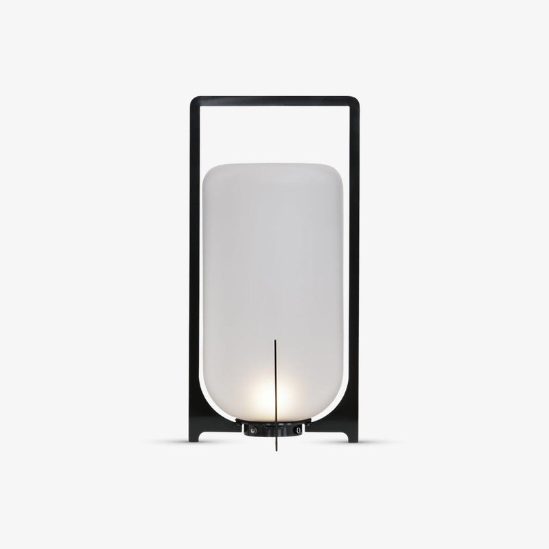 Black Twilight Lantern Table Lamp-DWHOME