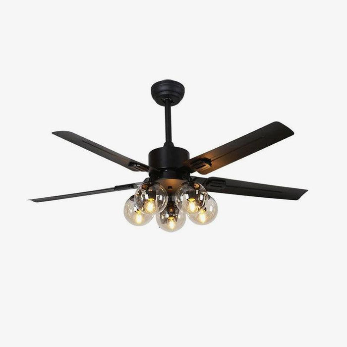 Black Vintage Ceiling Fan - DWHOME