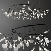 Black Big O Firefly LED Chandelier-DWHOME