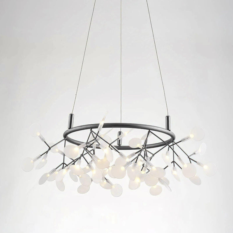 Black Big O Firefly LED Chandelier-DWHOME