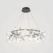 Black Big O Firefly LED Chandelier-DWHOME