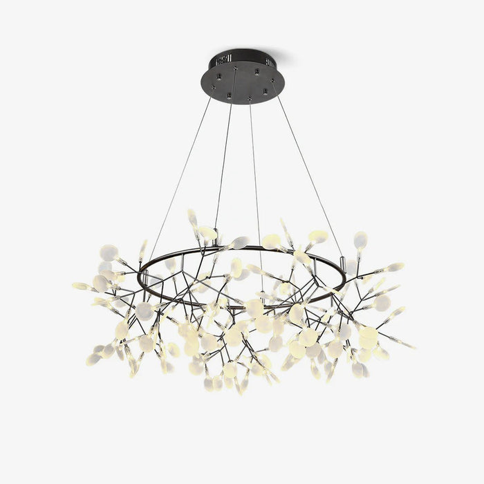 Black Big O Firefly LED Chandelier.