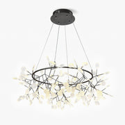 Black Big O Firefly LED Chandelier-DWHOME