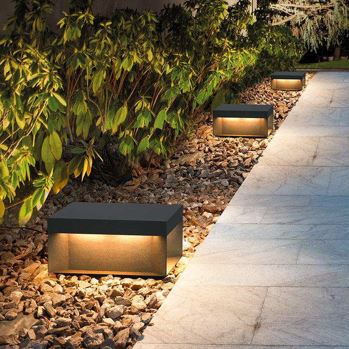 Black Box Outdoor Post Light - DWHOME