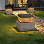 Black Box Outdoor Post Light-DWHOME