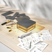 Black Box Outdoor Post Light-DWHOME
