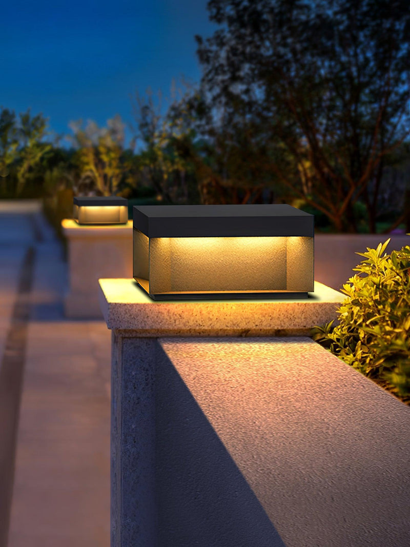 Black Box Outdoor Post Light-DWHOME