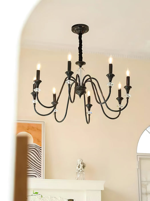 Noir Candelabra Chandelier.