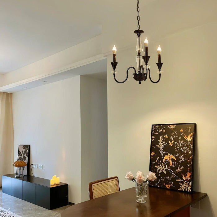 Noir Candelabra Chandelier-DWHOME