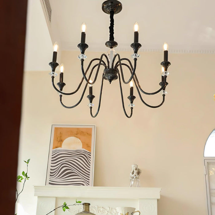 Noir Candelabra Chandelier-DWHOME