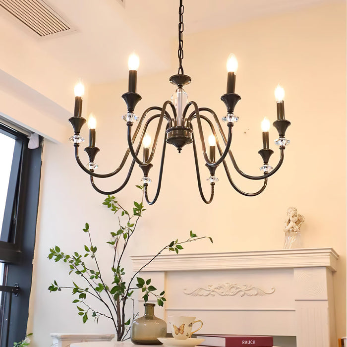 Noir Candelabra Chandelier.