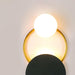 Black Circular Rings Wall Lamp-DWHOME