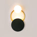 Black Circular Rings Wall Lamp-DWHOME
