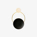 Black Circular Rings Wall Lamp-DWHOME