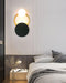 Black Circular Rings Wall Lamp-DWHOME