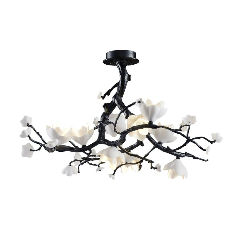 Black Copper Tree Chandelier-DWHOME