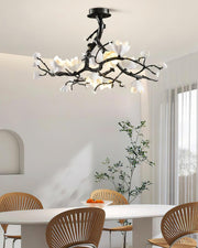 Black Copper Tree Chandelier-DWHOME