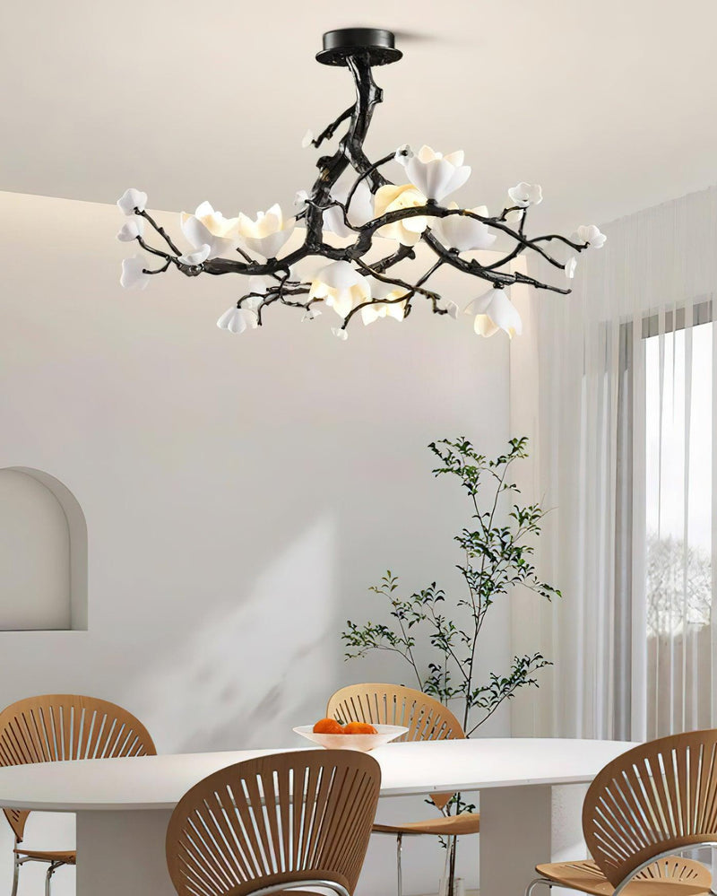 Black Copper Tree Chandelier-DWHOME