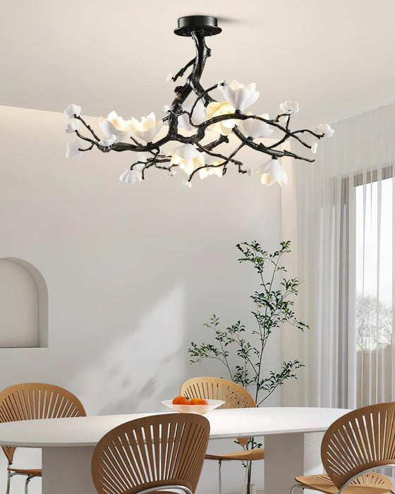 Black Copper Tree Chandelier - DWHOME