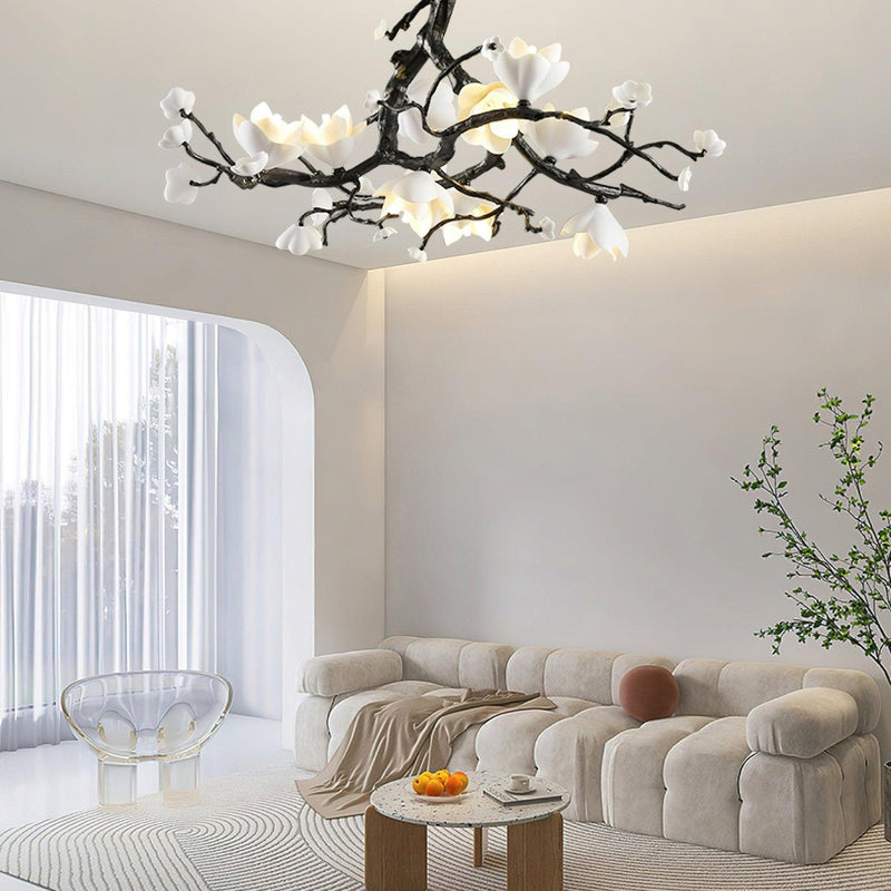 Black Copper Tree Chandelier-DWHOME